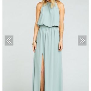 Show Me Your Mumu Heather Silver Sage Crisp - XS